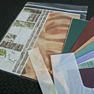 Creative Memories Partial vellum and verses album